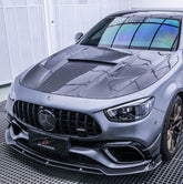 Mercedes Benz E63 E63S W213 2017 2018 2019 2020 2021 2022 2023 2024 with Aftermarket Parts - AE Hood Bonnet Carbon Fiber from ArmorExtend